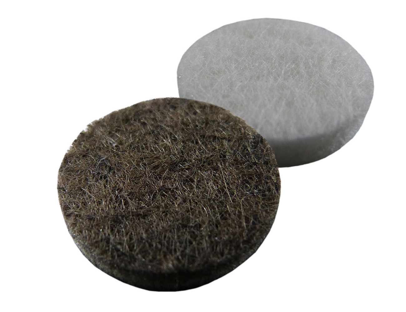 Self-adhesive felt pads - round